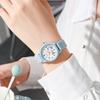 Relojes de examen departamento de leche estudiantes de secundaria puntero de clase para ver la hora campus juvenil blanco puede ser una generación de cabello