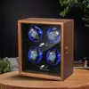 Caja para Relojes Agitador Automático Completo Dispositivo de Cadena Superior Dispositivo de Balanceo para Relojes Mecánicos Agitador para Relojes Inteligentes Regalo Decoración del Hogar