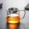 Copo de Justiça de Vidro Borossilicato Alto, Divisor de Chá Espesso Resistente ao Calor, Conjunto de Chá Kung Fu Doméstico Grande Transparente, em Estoque