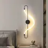 Lámpara Decorativa de Fondo para Sala de Estar de Lujo Ligero Nórdico, Lámpara de Pared Simple Moderna Minimalista Creativa para Mesita de Noche de Dormitorio, Celebridad de Internet