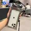 Tres Bolsas Impermeables Selladas para Teléfono, Transparentes y Compatibles con Pantalla Táctil, Bolsa de Aire Flotante para Natación, Funda Impermeable Transparente para Teléfono