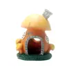 Decoração de aquário, castelo para paisagismo de aquário, musgo simulado, recife de coral, ornamento de coral, pedra subaquática artificial, rocha artificial de resina