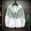 Ropa de protección solar transpirable ultradelgada para hombre de verano, chaqueta protectora solar ligera de seda helada elegante estilo coreano de moda