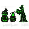2026 Nuevos Carteles de Halloween para Jardín Amazon Decoraciones para Fiestas Decoraciones para Césped de Jardín al Aire Libre
