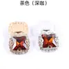 Venta Directa de Fábrica Cuadrado Vidrio Cristal Hebilla Base Cobre Cosido a Mano Diamante DIY Diamante Decorativo Zapatos Ropa Vestido de Boda Bolso para Zapatos
