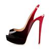 Sandálias de Moda Transfronteiriças Europeias e Americanas de Verão Boca de Peixe Plataforma de Água Salto Super Alto Stiletto Sapatos Femininos Sandálias Femininas