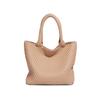 Texted Hand-woven Bag Casual Grande Capacidade Tote Bag Verão Nova Moda Comuting All-match Bolsa de Ombro para Mulheres
