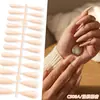 Puntas de Uñas Europeas y Americanas de Moda de Gama Alta Mate de Punta Larga, Colección de Color Sólido, Piezas para Uñas, 24 Piezas