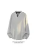 2026 HT26437, versão longa, branco, tamanho grande, gola V, camiseta de manga longa, M-5X, HT26982 - Especial P21