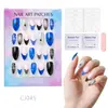 24 Peças de Unhas Postiças Usáveis para Adultos Produtos Acabados Transfronteiriços Patches de Manicure de Alta Qualidade Manicure Amêndoa Removível Atacado