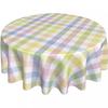 Toalha de Mesa Bolinhas Douradas Rosê Mais Vendida da Amazon Descartável Pevar Toalha de Mesa Redonda Festa de Aniversário Casamento
