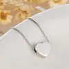 S925 colar de prata esterlina atacado em forma de coração colar de prata esterlina moda coreana temperamento jóias de prata com corrente