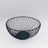 Cesta de frutas sencilla de estilo nórdico, plato de frutas para el hogar, plato de frutas de hierro para sala de estar, merienda, cuenco de frutas creativo, cesta de almacenamiento