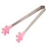 Pinza para alimentos de acero inoxidable para cocina, pinza para alimentos de silicona, pinza para hielo, pinza creativa pequeña para postres, pinza para azúcar