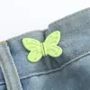 Artefacto de cintura de mariposa, cintura de jeans extraíble, cambio grande, hebilla de par fija pequeña, cintura retráctil, hebilla ajustable