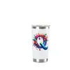 Taza de coche de acero inoxidable de 20 oz, doble vacío, sublimación, taza para hielo, taza térmica portátil para exteriores, logotipo