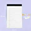 Bloco de Notas A5 Papel Rasgável Atacado em Estoque, Caderno de Anotações Portátil com Tampa Flip-Up e Pautas