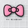 Pajarita de gato KT, letrero de gato, lazo, piruleta de amor, accesorios de pegamento suave, funda para teléfono móvil, zapatillas, decoración