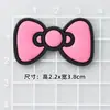 KT Gravata Borboleta Gato Placa de Gato Laço Amor Pirulito Cola Macia Acessórios DIY Capa de Celular Chinelos Decoração