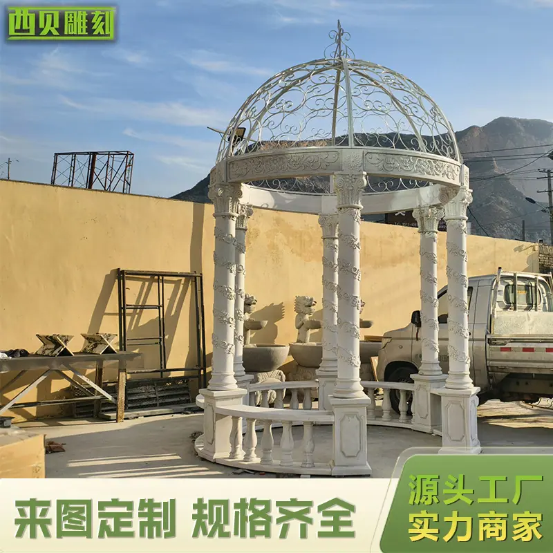 葡萄雕花亭子