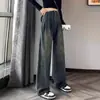 Pantalones de maternidad nuevos para primavera/otoño, sin apretar la barriga para el embarazo, pantalones de pierna ancha para exteriores, sin soporte para el vientre, jeans de maternidad adelgazantes