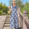 Vestido de Algodão e Seda de Alta Qualidade para Mães, Super Estiloso, Novo Modelo 2026, Vestido Regata de Verão Estilo Férias Relaxantes para Mulheres