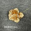 Cabeza de Flor de Hortensia de Madera Dorada Flor de Año Nuevo Accesorios de Cubo de Frutos Rojos Flor Decorativa para el Hogar de Año Nuevo Flor Dorada al Por Mayor