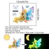Adesivo de Parede Decorativo Luminoso Estrela Fada Sereia Criativo Luminoso Adesivo de Interruptor Sala de Estar Quarto Fundo