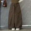 Pantalones de Globos y Cimitarras para Niñas 2026 Otoño Nuevo Estilo para Niños Medianos y Mayores Cintura Elástica Pantalones de Pierna Ancha Ropa de Otoño Temprano para Niños Pantalones