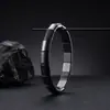 Pulseira masculina única e estilosa de pedra da vesícula preta, simples e moderna, versátil para o dia a dia, acessório feminino de luxo leve e de alta qualidade