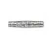 Grão de Madeira Retrô Tubo Reto Prata Esterlina S925 Prata Envelhecida Artesanal Acessórios para Pulseira Colar DIY Tubo de Prata Acessórios de Contas Espaçadoras Longas