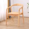 Silla de Negociación Sólida de Madera Shumeite Silla de Negociación Nórdica Lujo Ligero Silla de Comedor de Madera Sólida Fengyuan Nuevo Estilo Chino Silla de Negociación