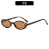 Óculos de Sol Pequenos com Armação Oval, Proteção Solar, Proteção UV, Óculos para Dirigir, Modernos e na Moda, Óculos de Sol Versáteis