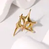 Anillo Geométrico Asimétrico de Moda para Viajar, Estilo Retro Minimalista Fresco Transfronterizo, Diseño de Nicho de Lujo Ligero de Gama Alta