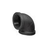 Acessórios de artesanato de arame preto liso de fábrica cotovelo de 90 graus fio interno tubo de distribuição de água 46 arame de secador de roupas junta de dente de arame