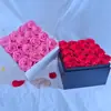 Amazon Transfronterizo Cubo de Abrazo Cuadrado Rosa Eterna Regalos del Día de San Valentín Chino Adornos Creativos para Regalo