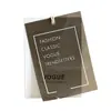 [Nuevo 2023] etiqueta de pegamento flexible con patrón de cáscara de huevo de papel especial estilo de lujo ligero tienda de ropa de alta gama estilo literario listado