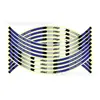 Fita Refletiva para Aro 17" 18" Adequada para Adesivos de Roda de Motocicleta Honda Kawasaki Listras para Aro de Carro