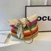 Bolsas de Palha Trançada Transfronteiriças para Mulheres, Grande Capacidade, Novo Modelo 2026, Bolsas de Ombro e de Mão para Praia, Bolsas de Trabalho, Atacado