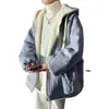 Abrigo de Lana de Cordero para Hombre, Chaqueta de Algodón Gruesa de Invierno para Adolescentes, Estilo Hong Kong, Elegante, Holgado, Versátil, Abrigo de Algodón con Capucha, Moderno