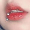 Anillo de labio con bola de cerámica blanda de 4 mm de acero inoxidable transfronterizo, personalidad moderna, estilo punk, mariposa, circonita, herradura, anillo para labio, uña, nariz, perforación
