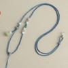 Colgante cuerda Loto jade fino Cristal Colgante de jade Colgante de Guanyin cuerda joyería para mujer cordón halter venta al por mayor