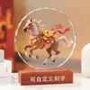 Estatueta de Cavalo de Cristal para Sucesso Imediato, Cavalo do Zodíaco, Decoração Atratora de Riqueza para Sala de Estar, Escritório, Adega, Presente para Líderes, Presente de Cerimônia de Inauguração