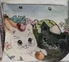 Bolsa de Lona Bordada Tamaño Mediano Elefante Estilo Nuevo Bolsa de Hombro Bolsa de Compras Bolsa Tote de Gran Capacidad Bolsa para el Almuerzo