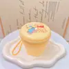 Taza de Agua Plegable Macaron de Grado Alimenticio Portátil para Acampar al Aire Libre Taza de Té Viaje Viaje de Negocios Taza de Enjuague Bucal de Bolsillo