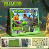 Plantas vs.. Libro Tranquilo Magnético de Zombies Edición Híbrida Juguete para Niños y Niñas Libro Grande Sin Cortar Libro de Pegatinas Magnéticas