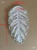 Accesorios Decorativos para Lámparas de Cristal Piezas de Vidrio para Lámparas Piezas Decorativas de Vidrio con Forma de Hoja Piezas de Repuesto de Vidrio Transparente Esmerilado