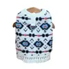 Novos Suéteres de Outono e Inverno para Pets, Roupas de Outono para Pets Estilo Étnico, Roupas Quentes para Gatos, Roupas para Cachorros Bichon, Teddy, Lulu da Pomerânia