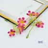 Cadena de Flores de Rododendro Orquídea Artificial Fragante Cielo Estrellado Flor Silvestre Pequeña Pasador de Flor Ramillete Flor Arreglo Floral Accesorios Paquete de Material Caja de Flores DIY
