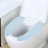Asiento de Inodoro Universal Adhesivo, Adecuado para Viajes de Negocios y Viajes, Se Puede Usar en Todas las Estaciones, Cojín para Asiento de Inodoro Lavable Repetidamente, Cojín para Asiento de Inodoro de Baño